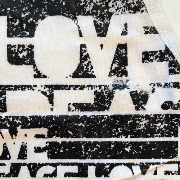 White Zumba Peace Love Tank Top - Picture 7 of 7